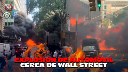 Vehículo Explota Cerca Del Charging Bull En Nueva York Y Genera Alarma