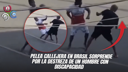Vendedor Sin Brazos Noquea A Un Hombre En Pelea Callejera En Río De Janeiro
