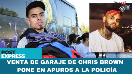Venta De Garaje De Chris Brown Atrae Multitudes Y Pone En Apuros A La Policía