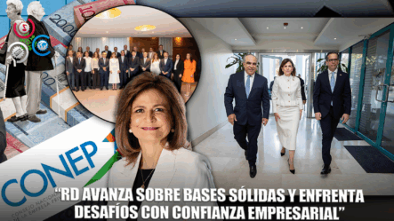 Vicepresidenta Raquel Peña Asegura Al Conep Que RD Progresa Sobre Bases Sólidas