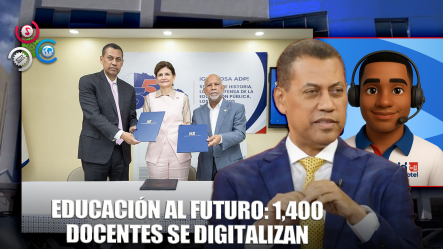 Vicepresidenta Lidera Convenio Indotel-ADP Para Capacitar 1,400 Docentes