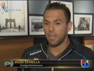 Tenista Dominicano Victor Estrella En Primer Impacto @vitiestrella80 #Video