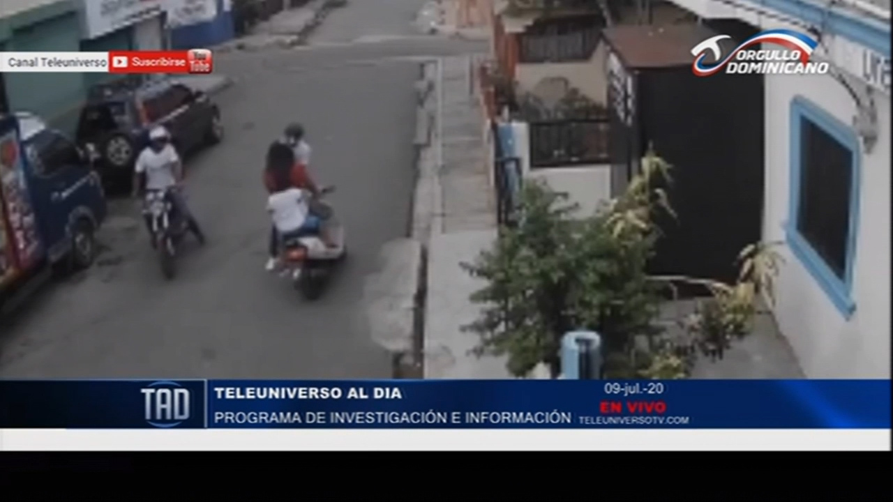 Antisociales Roban Pasola A Joven Que Se Transitaba Con Su Hijo En La Española, Santiago.