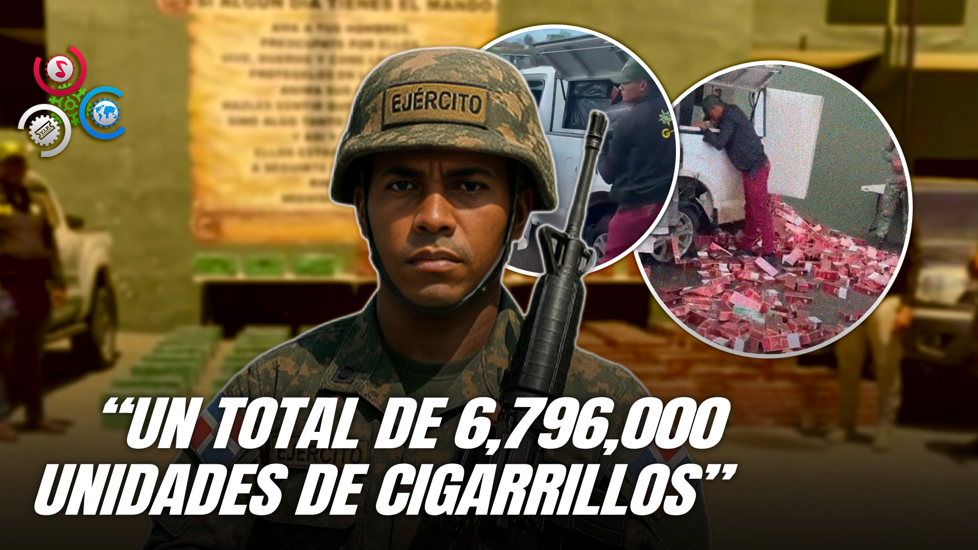 Ejército Incauta Más De 6.7 Millones De Cigarrillos De Contrabando En Montecristi