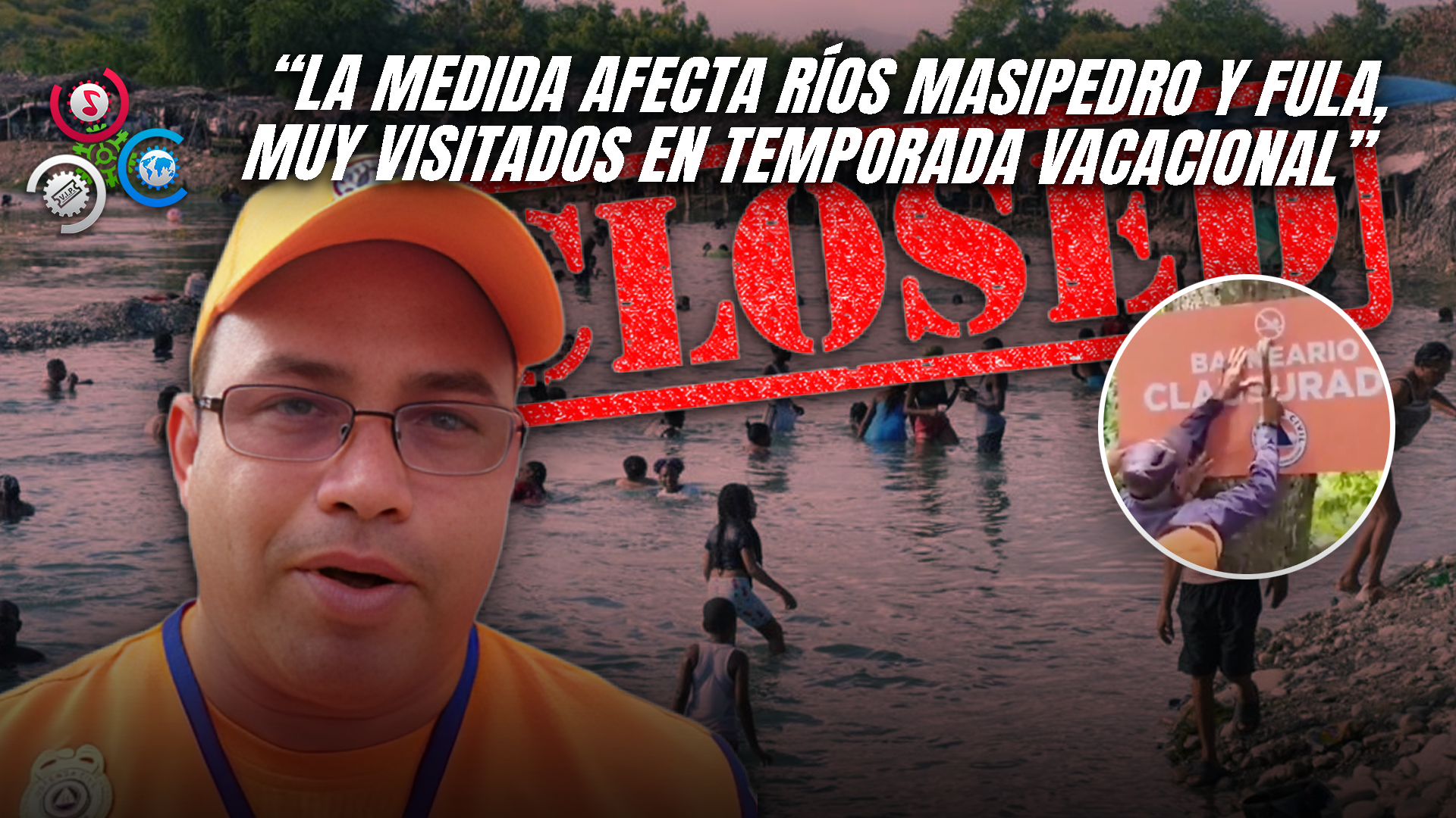 Autoridades Clausuran Balnearios En Monseñor Nouel Ante Peligro Por Crecidas De Ríos