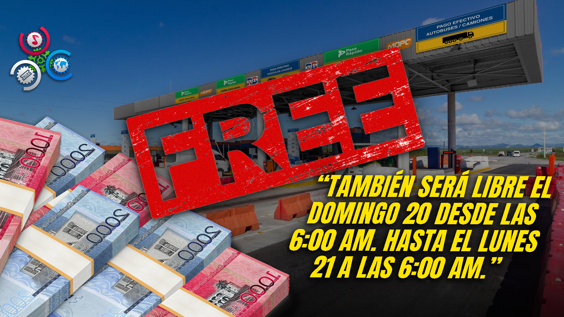 Autoridades Disponen Gratuidad En Peajes En Horarios Definidos