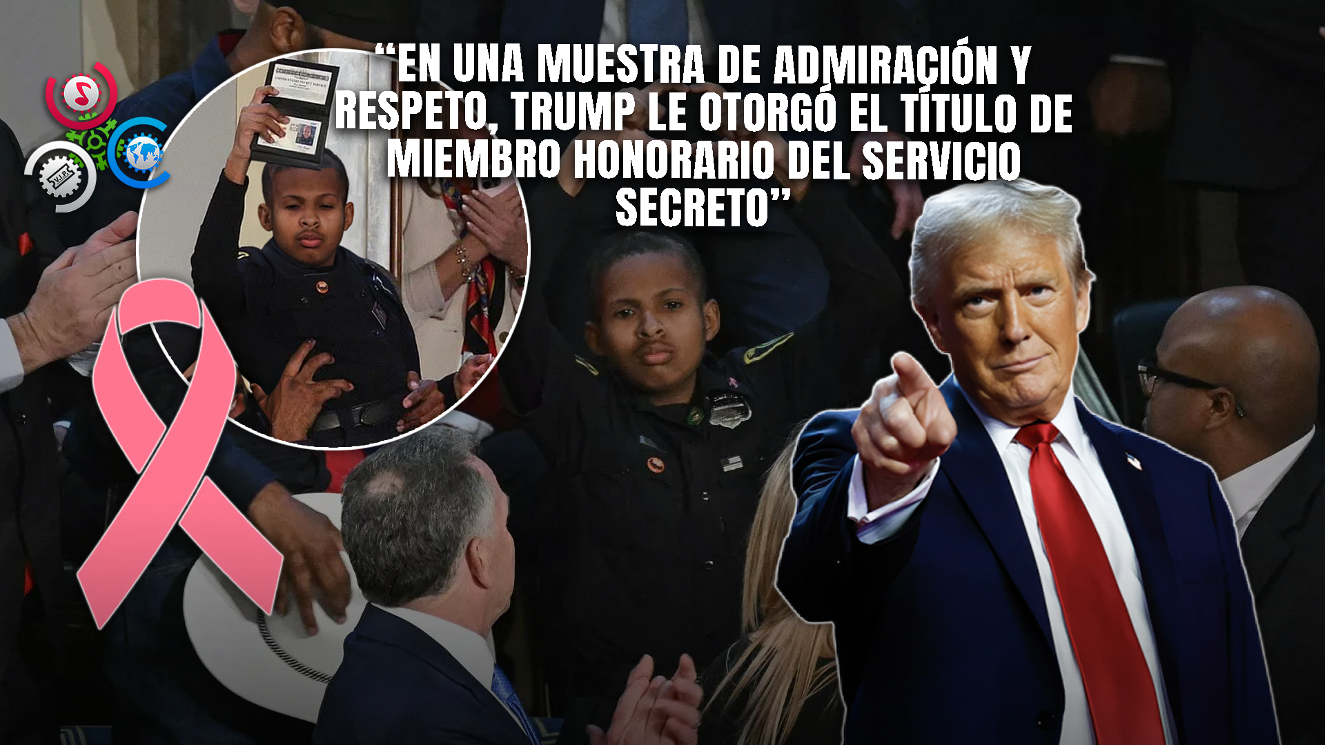 Trump Otorga Título Honorario Del Servicio Secreto A Niño Sobreviviente Contra El Cáncer