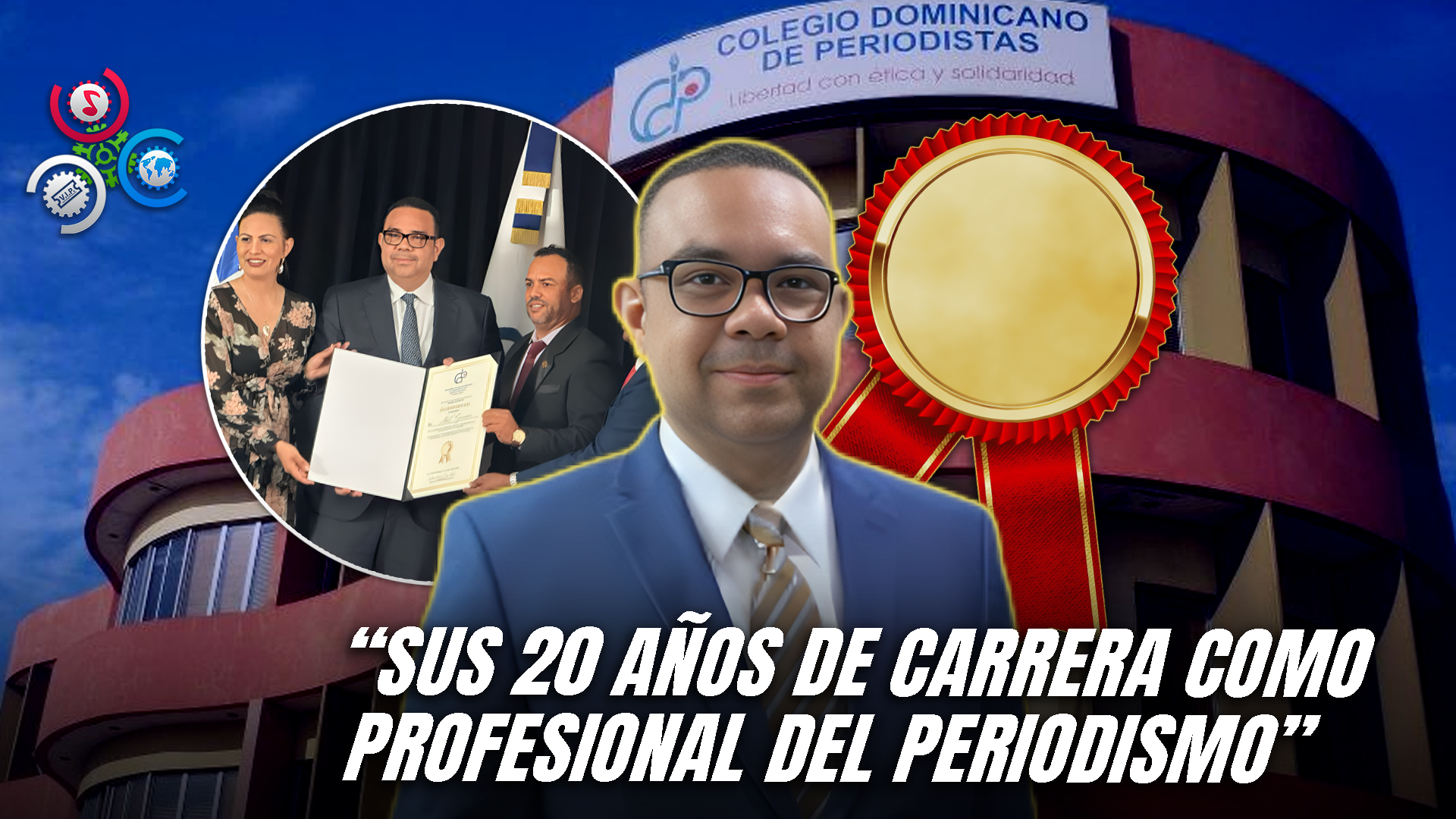 Colegio De Periodistas Reconoce La Carrera De Abel Guzmán Then
