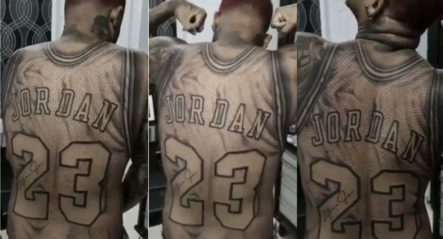 Joven Que Se Hizo Famoso Por Tatuarse Camiseta De Michael Jordan Se Encuentra Postrado En Cama