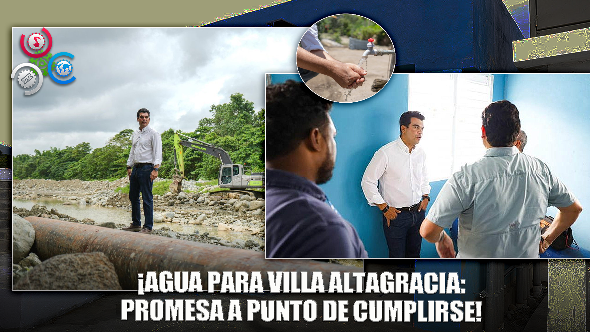 Wellington Arnaud: Acueducto De Villa Altagracia Casi Listo