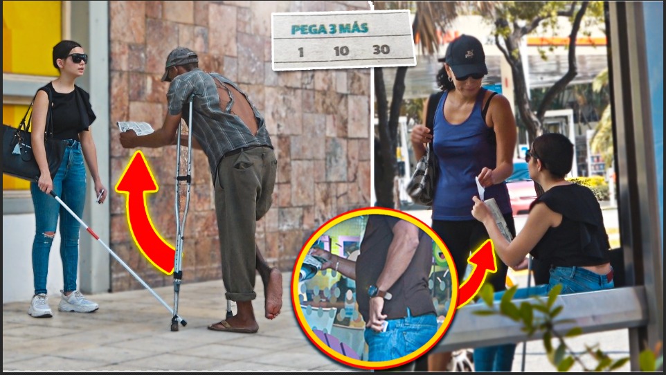 Mujer CIEGA SE GANA LA LOTERÍA Y PASA ESTO! (Experimento Social)