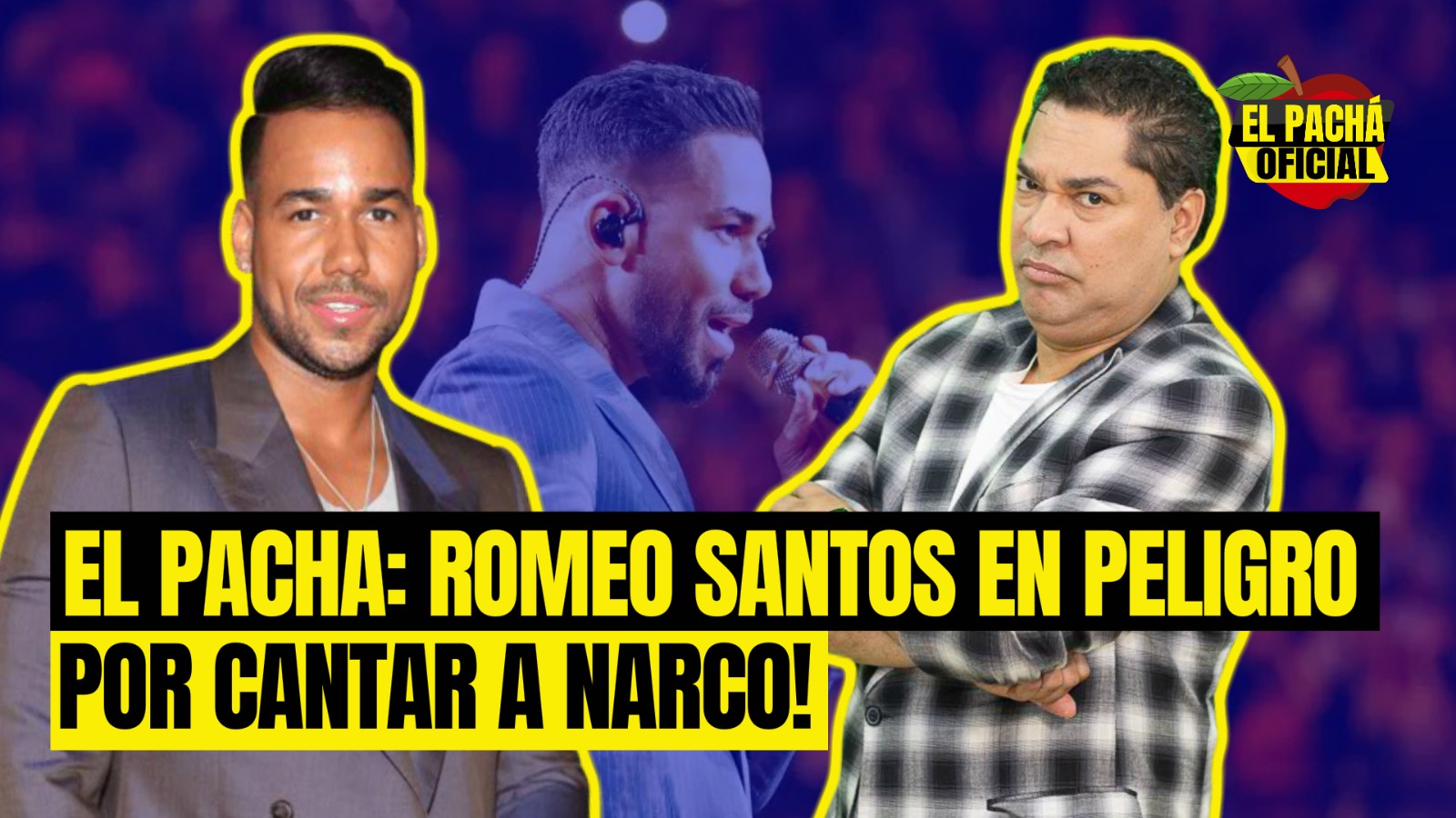EL PACHA: ROMEO SANTOS EN PELIGRO POER CANTAR A NARCO!