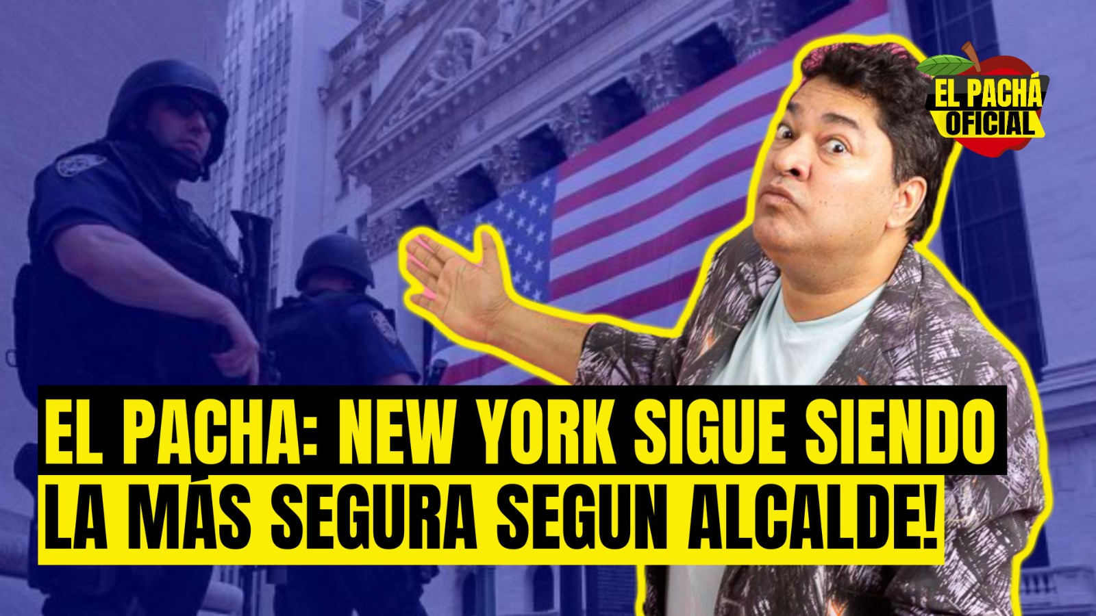 EL PACHA: NEW YORK SIGUE SIENDO LA MAS SEGURA SEGUN EL ALCALDE!
