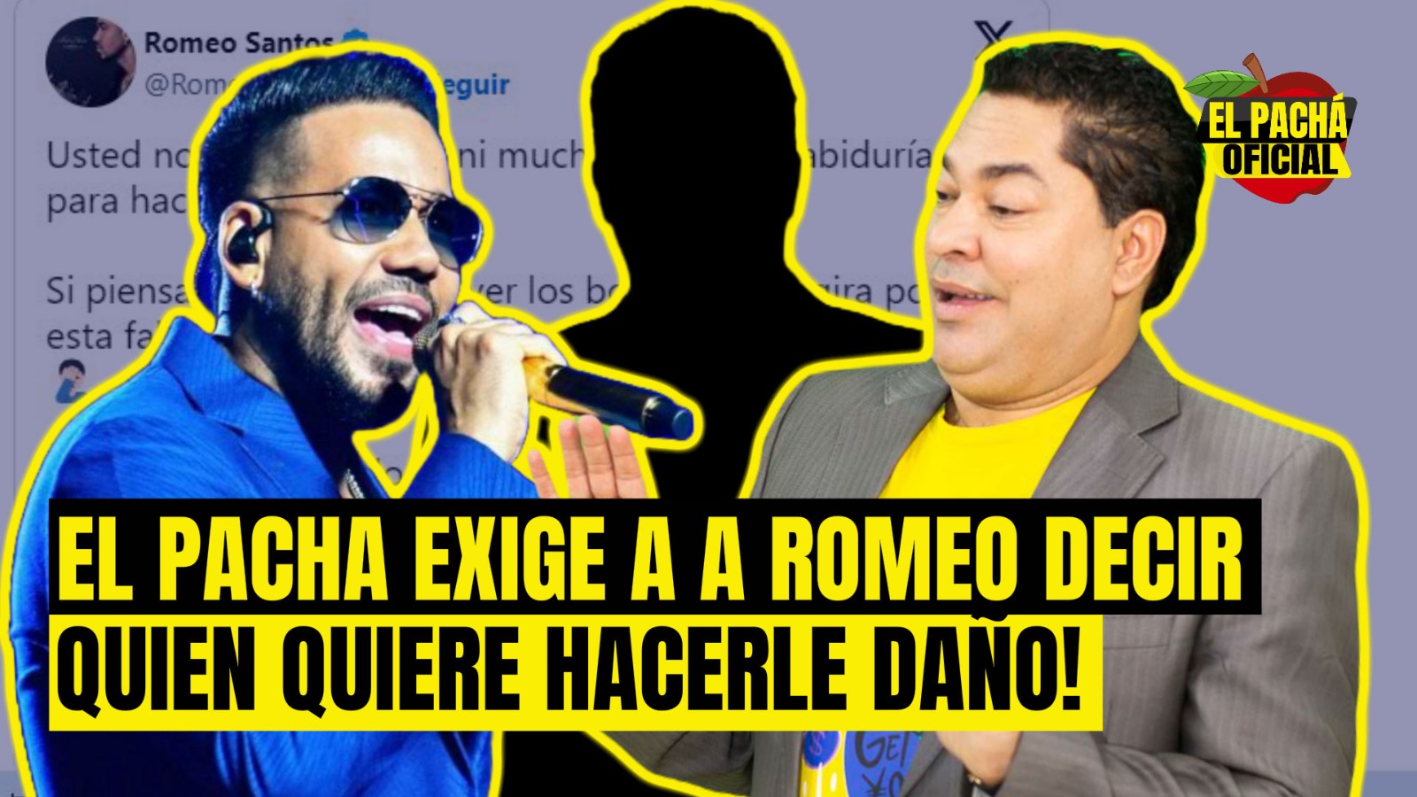 EL PACHA: EXIGE A ROMEO DECIR QUIEN QUIERE HACERLE DAÑO!