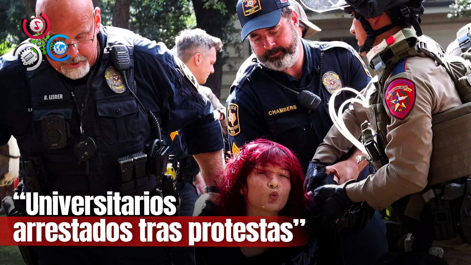 El Momento En Que Policías De Texas Ingresan Al Campus Universitario Para Detener A Estudiantes