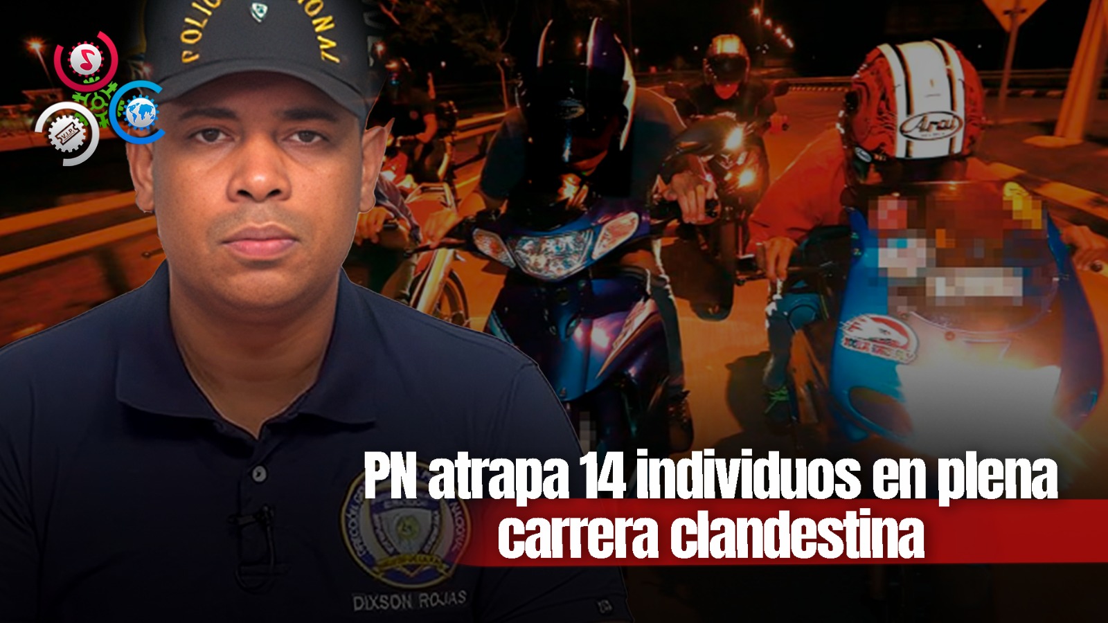 Autoridades De La Vega Capturan 14 Hombres Mientras Realizaban Carrera Clandestina