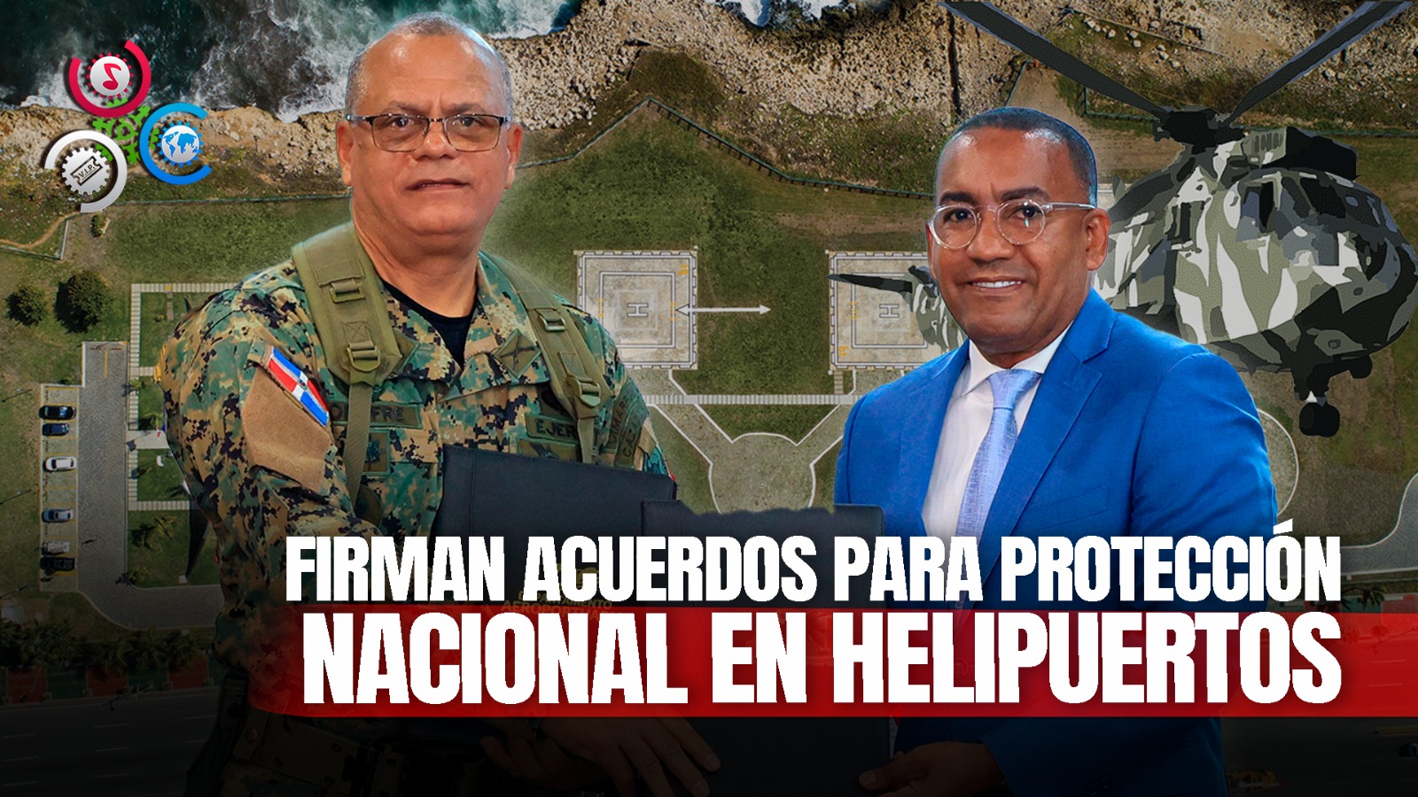 Departamento Aeroportuario Y El Ejército Acuerdan Reforzar Seguridad Nacional Mediante Red De Helipuertos