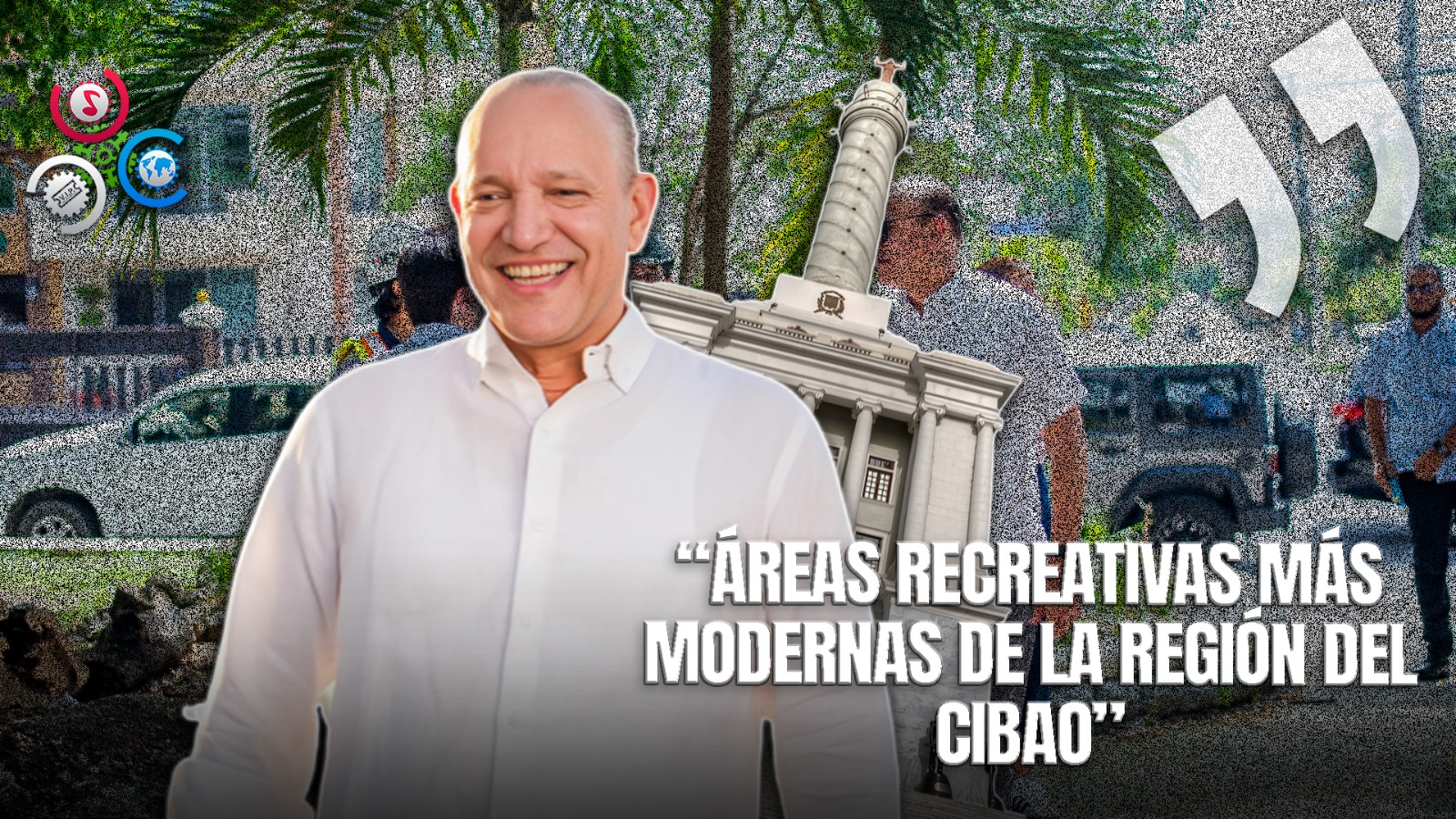 Alcalde De Santiago, Ulises Rodríguez, Supervisa Reconstrucción Del Parque De Villa Olga