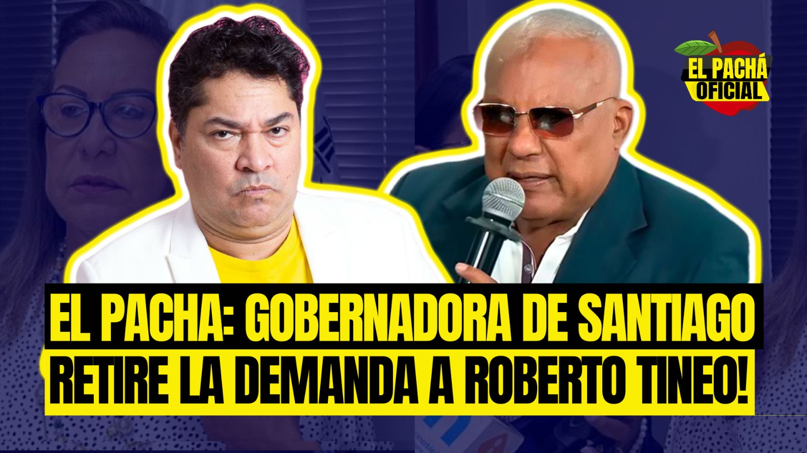 EL PACHA :GOBERNADOR DE SANTIAGO RETIRE LA DEMANDA A ROBERTO TINEO!