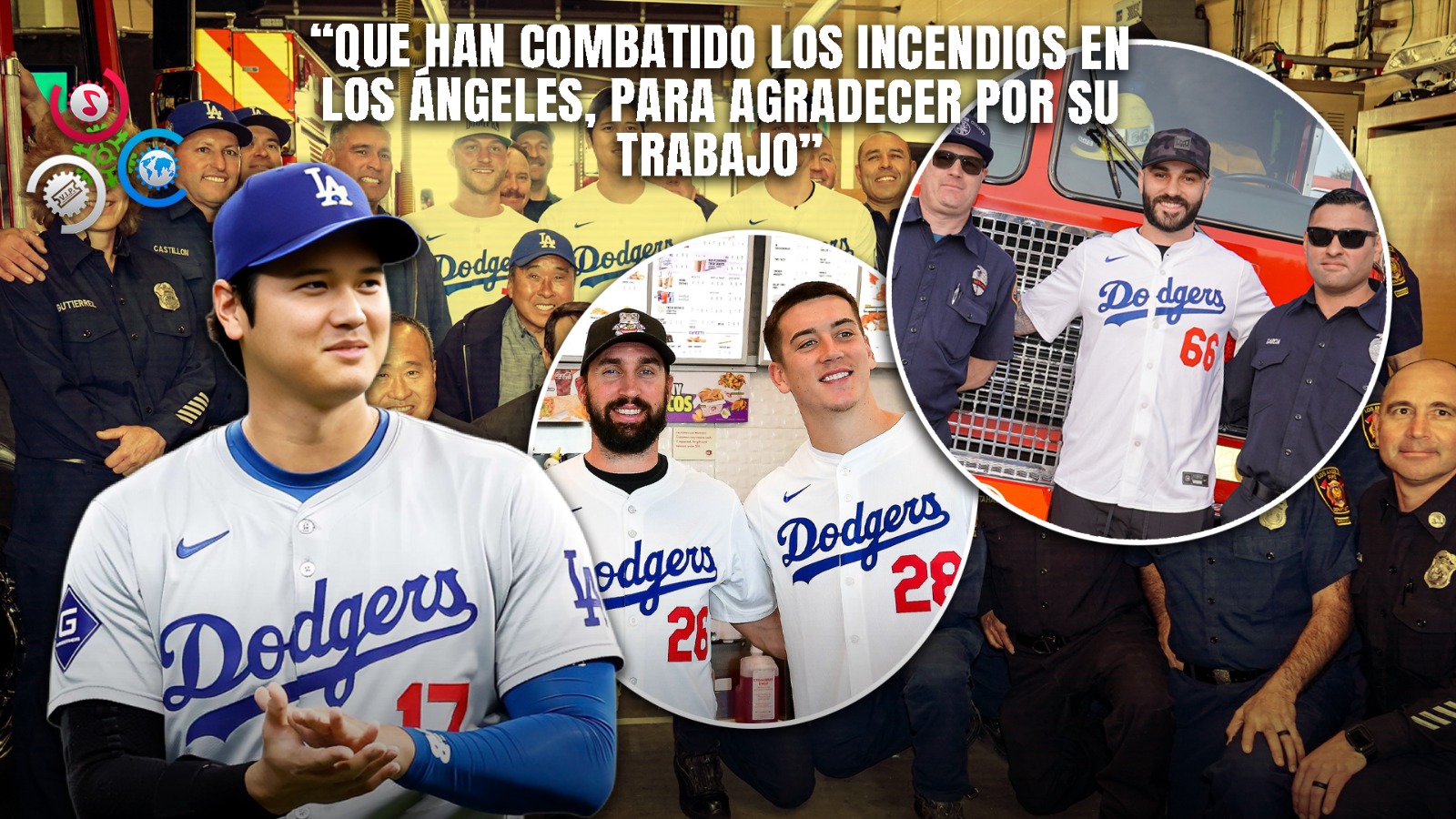 Dodgers Ayudan A Bomberos De Los Ángeles Con Donativo Durante Crisis De Incendios