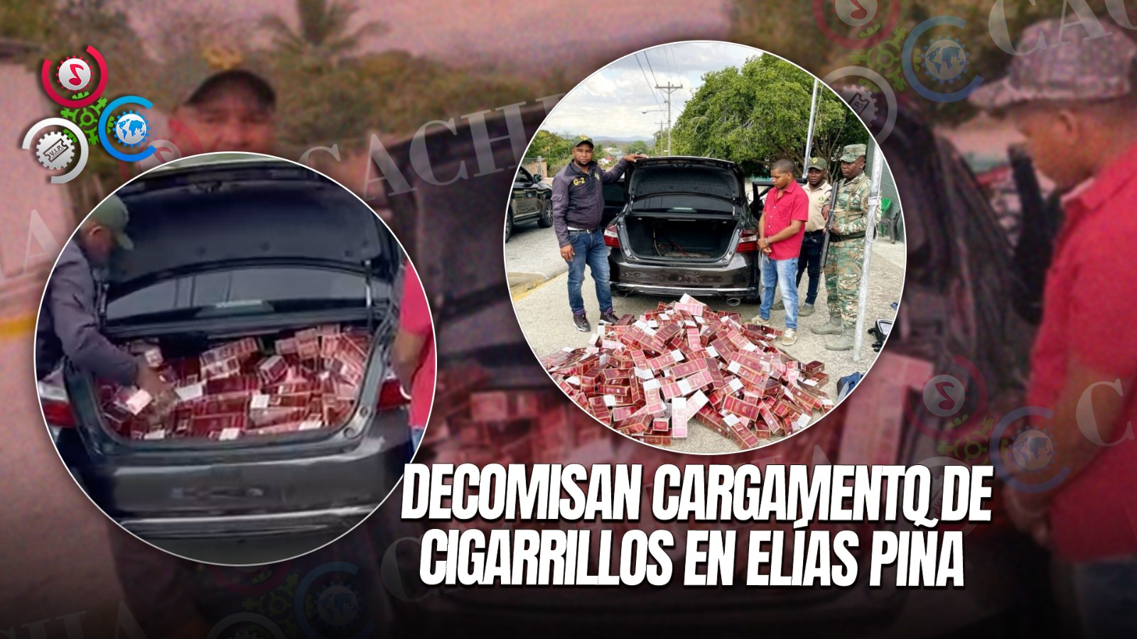 Arrestan A Cabo De La PN Con 80 Mil Cigarrillos De Contrabando En Elías Piña