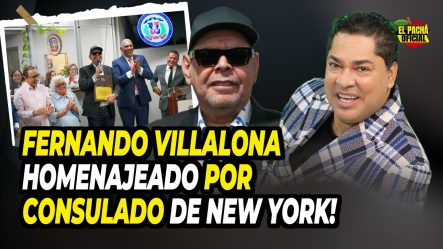 El Pacha: Fernando Villalona Es Homenajeado Por El Consulado De New York