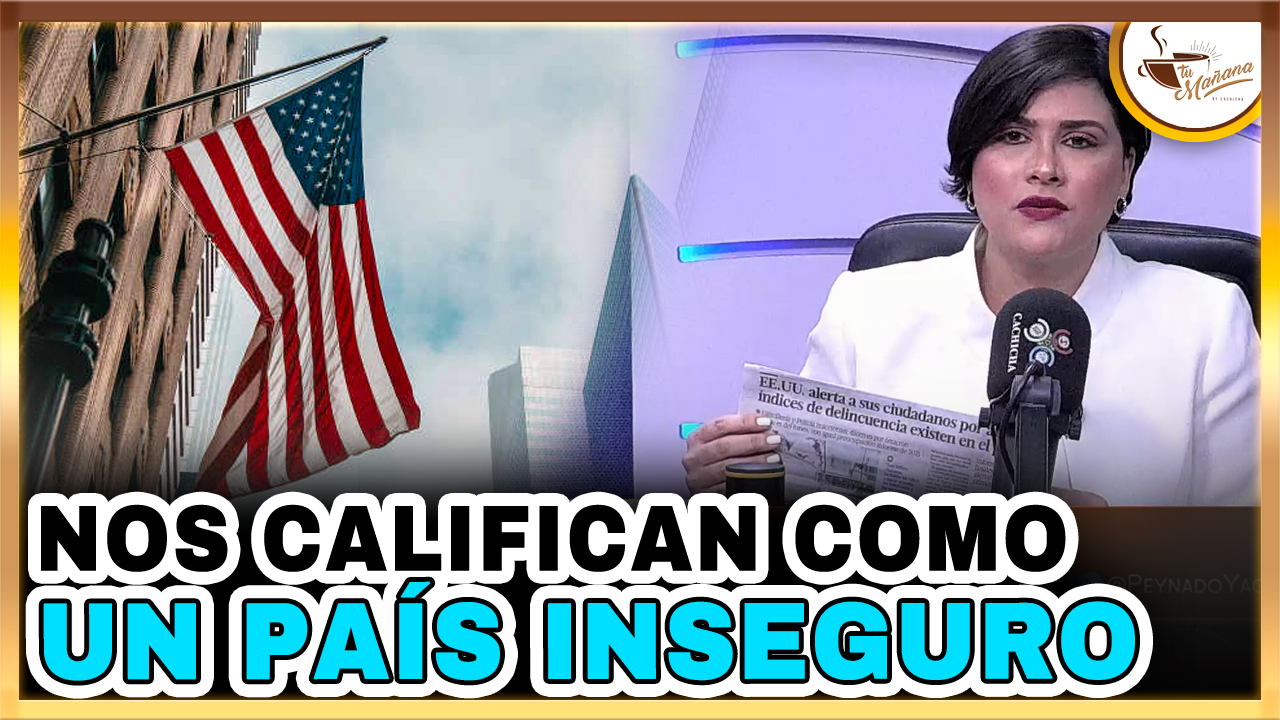 Yackaren Peynado –  Donde Nos Califican Como Un País Inseguro | Tu Mañana By Cachicha