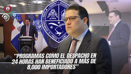 Yayo Sanz Lovatón Resalta Programas Que Modernizan Comercio Y Atraen Inversión Internacional Ante Estudiantes De La UASD