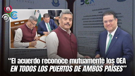 Yayo Sanz Lovatón Y La DGA Firman Importante Acuerdo Con Aduanas De La India