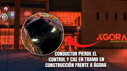 Yipeta Cae En Zanja De Construcción Frente A Ágora Santiago