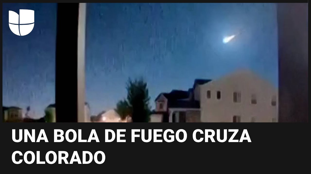 Una Misteriosa Bola De Fuego Cruza El Cielo De Colorado