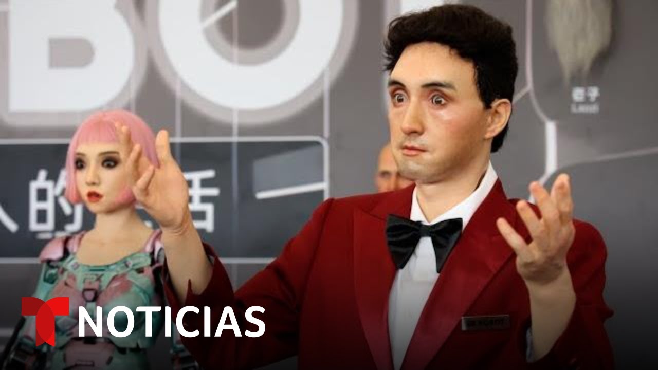 Robots “humanos” Se Roban El Show En La Conferencia Mundial En Beijing | Noticias Telemundo