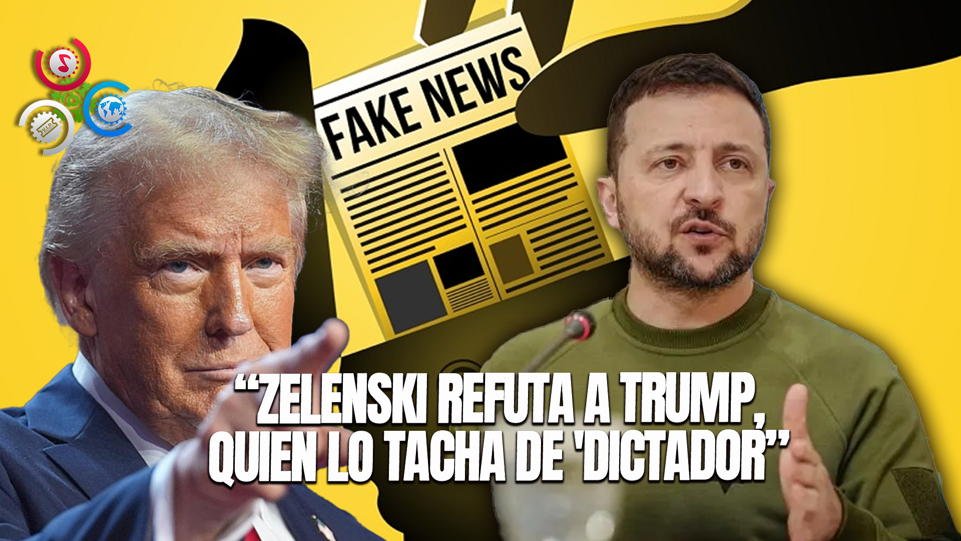 Zelenski Responde A La “desinformación” De Trump, Que Replica Llamándole “dictador”