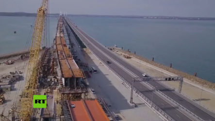 Completan Todos Los Tramos De La Parte Ferroviaria Del Puente De Crimea