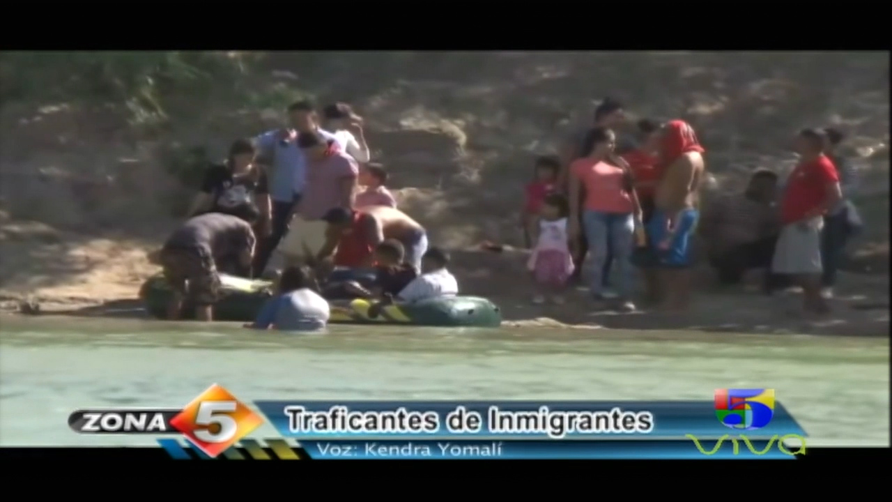 Zona Internacional Traficantes De Inmigrantes En La Frontera De México Y EE.UU.