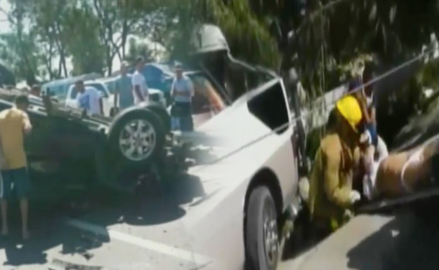 Aparatoso Accidente Deja Un Saldo De Al Menos 2 Muertos En Villa Gonzales #Video