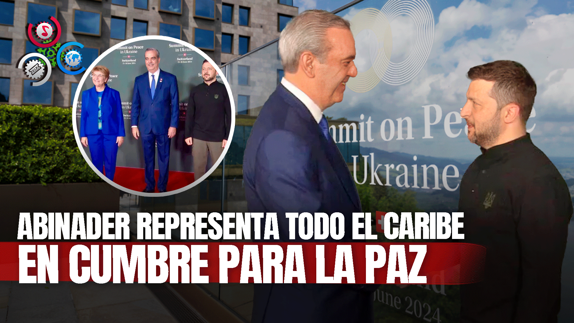 Presidente Abinader Llega Suiza Para La Cumbre De La Paz En Ucrania