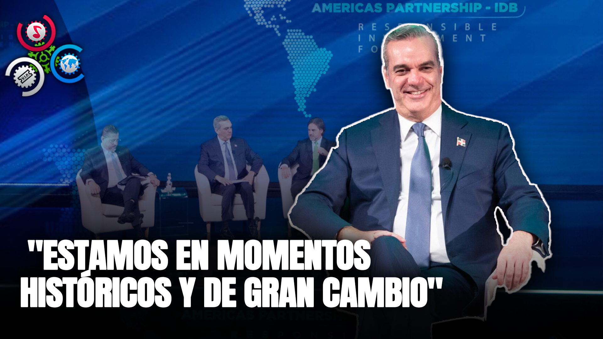 Presidente Abinader Participa En Foro Del BID En Washington