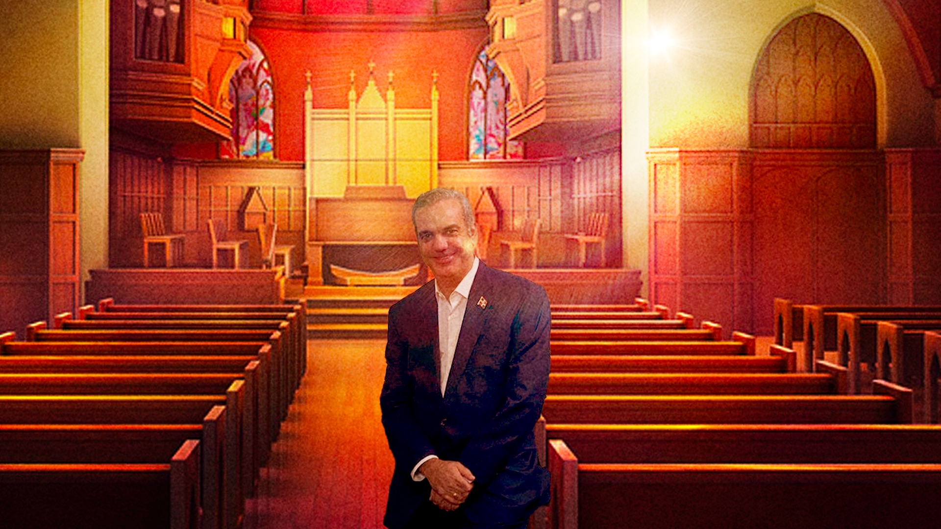 Luis Abinader Llega A Misa Por Día De Las Mercedes