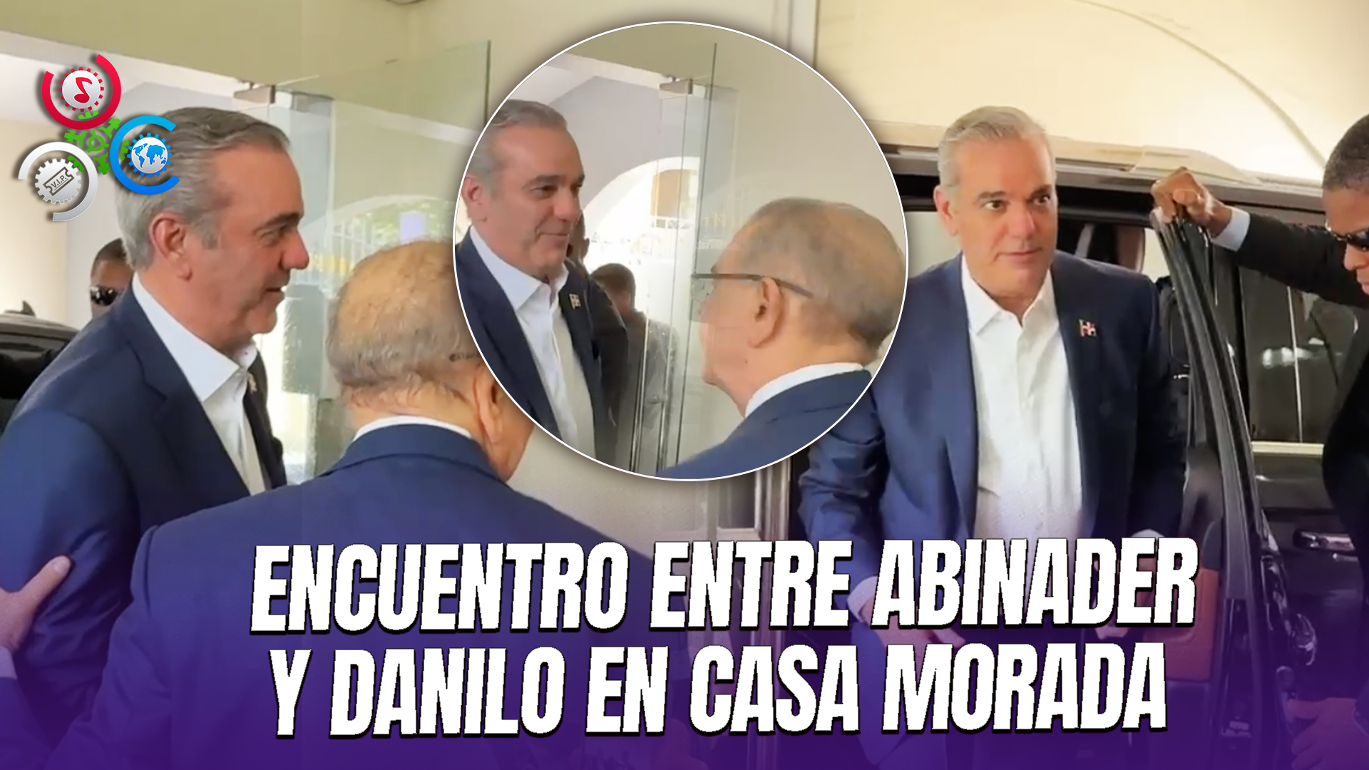 Abinader Se Reúne Con Danilo Medina En Casa Presidencial Del PLD Para Tratar Crisis Haitiana