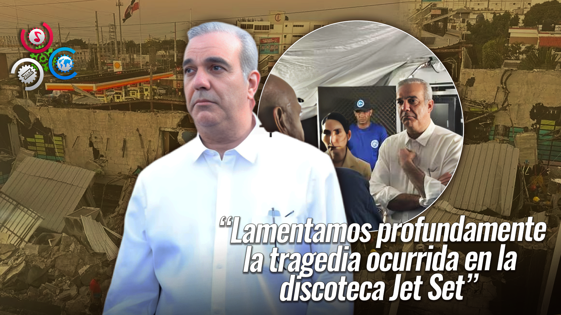 Abinader Acude A La Escena Del Colapso En Jet Set: “Lo Principal Es Salvar Las Vidas De Los Afectados”