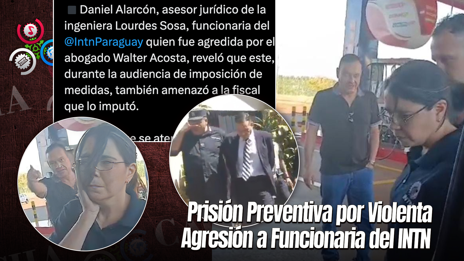 Paraguay: Abogado Agrede A Funcionaria Del INTN Durante Un Control En Una Estación De Servicio