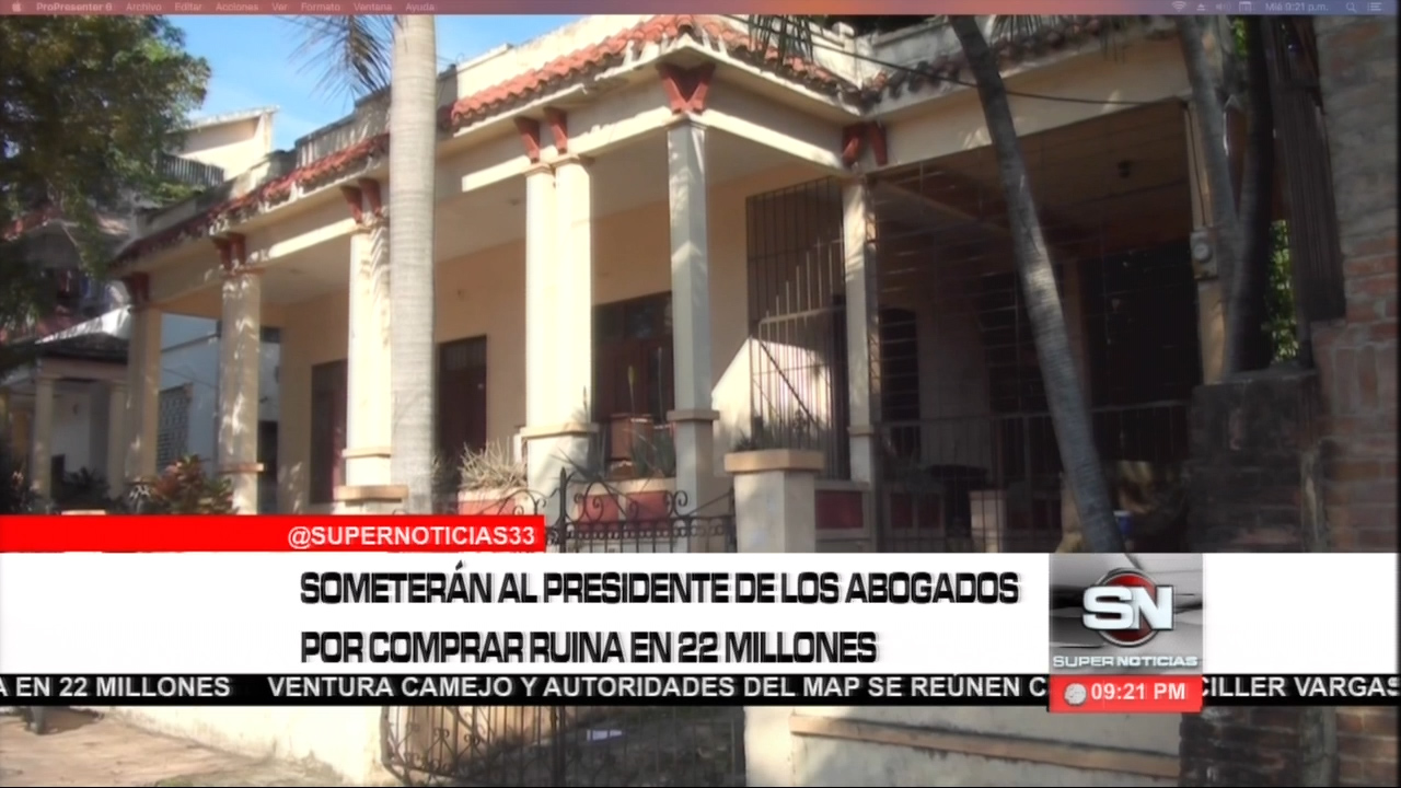 Será Sometido El Presidente Del Colegio De Abogados Por La Compra De Un Inmueble En Ruinas Por 22 Millones De Pesos