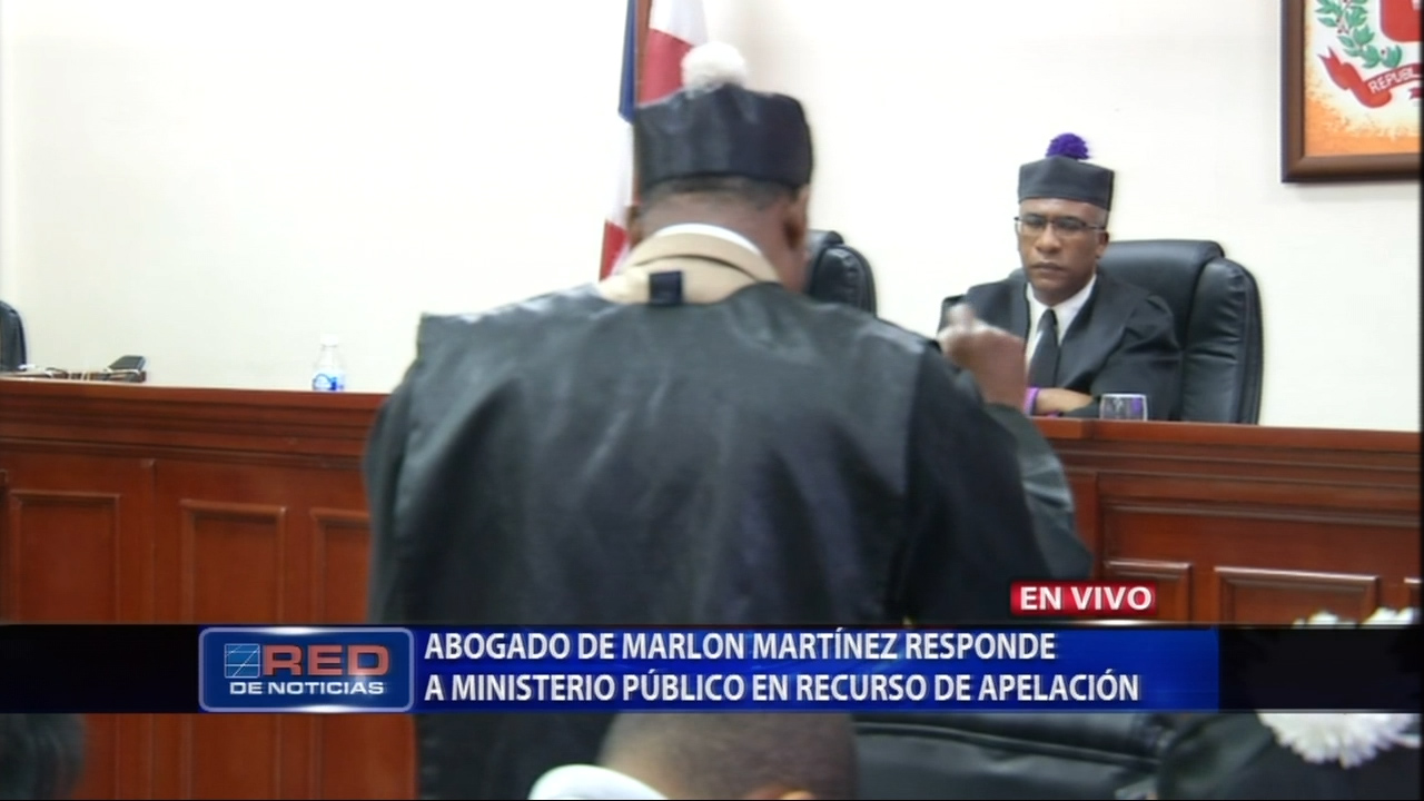 Abogado De Marlon Martínez Responde Al MP En Recurso De Apelación