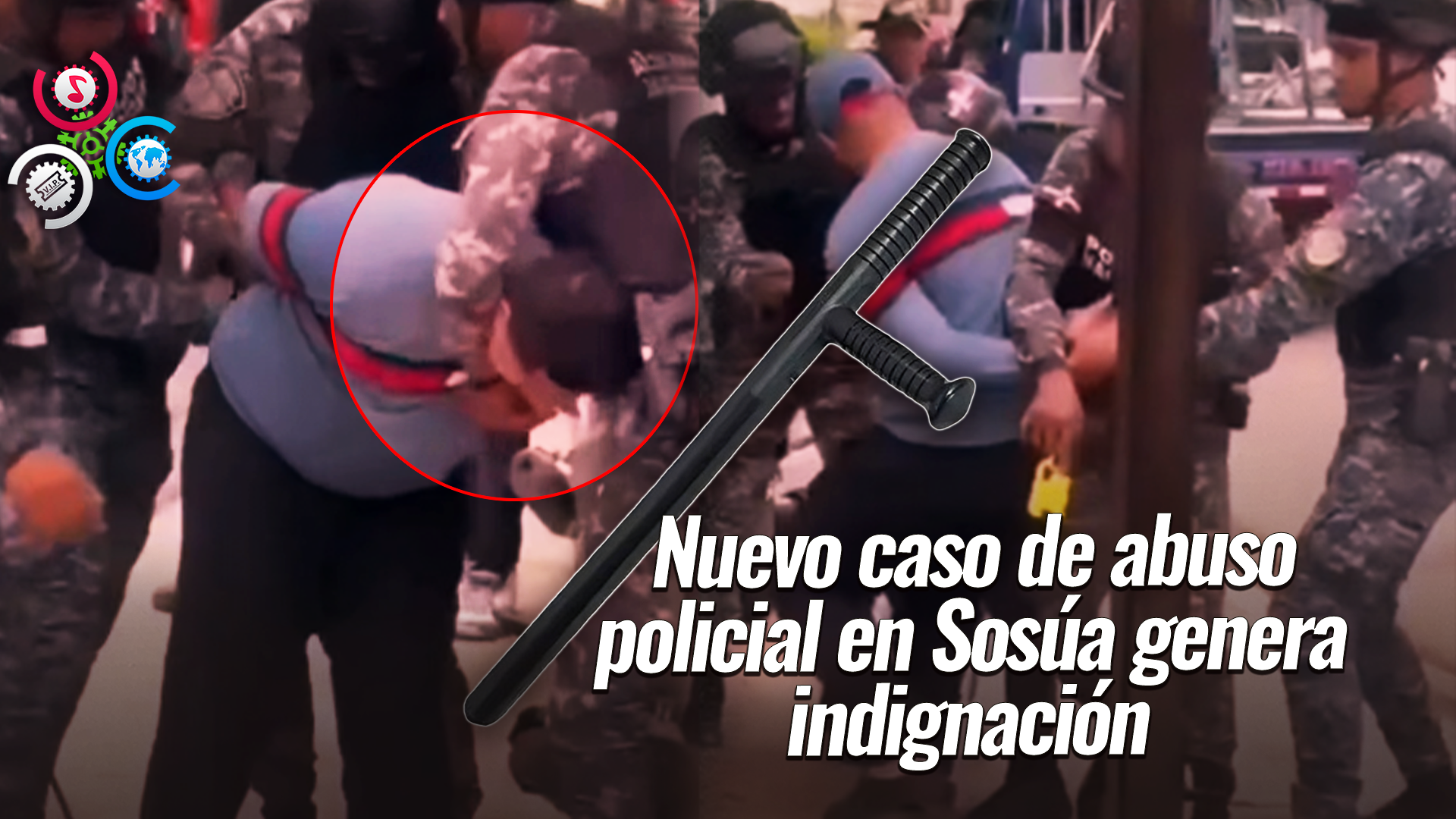 Agentes De Policía Nacional Golpean A Ciudadano En Sosúa Supuestamente Por Ir En Vía Contraria