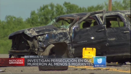 Imágenes Fuertes: Persecución Deja Al Menos 5 Inmigrantes Muertos En Texas