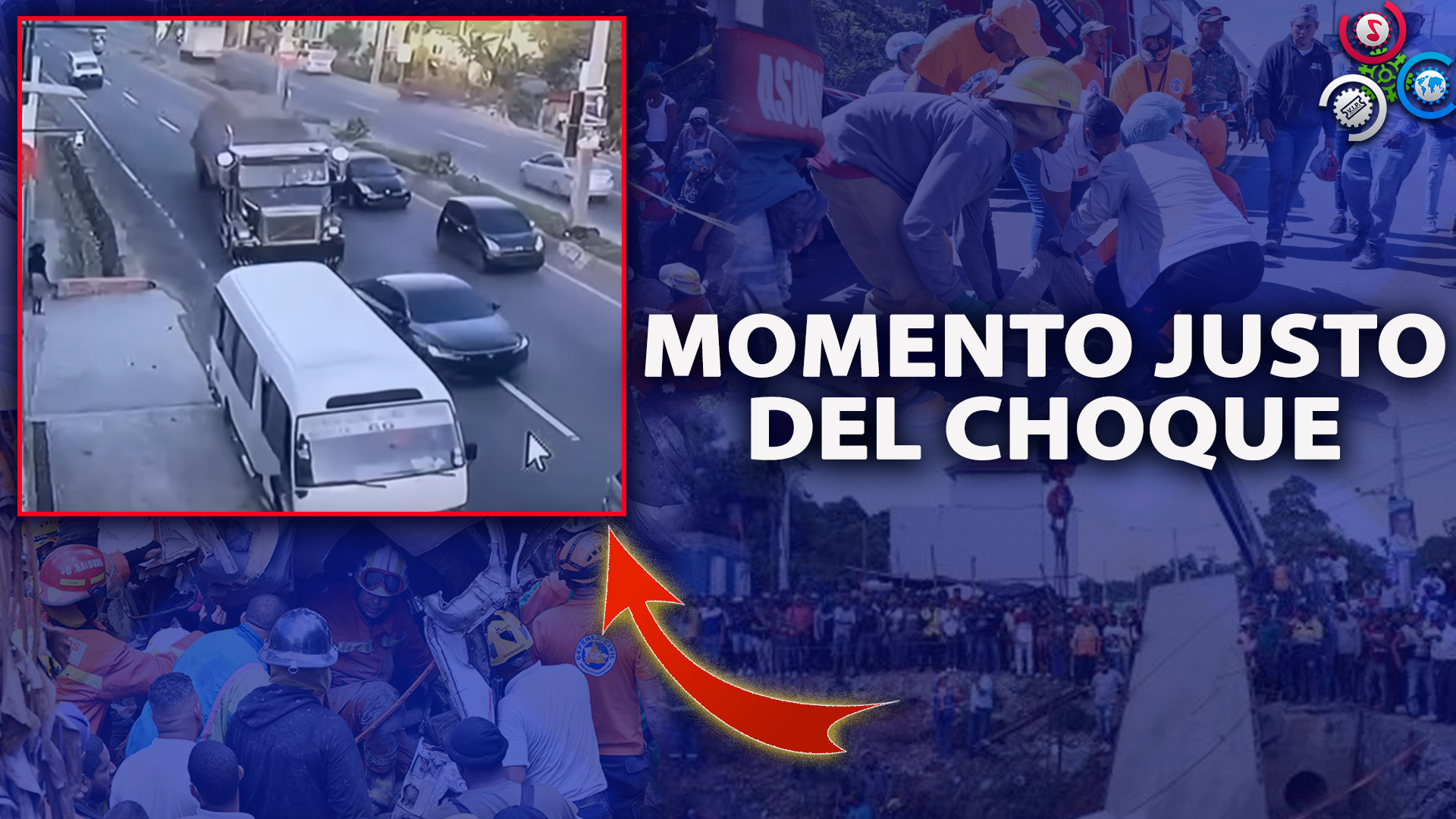 Momento Justo Cuando Ocurre El Accidente En Haina “INCREÍBLE”