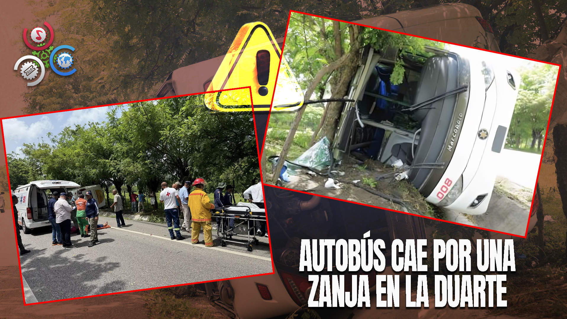 Accidente En La Autopista Duarte Deja 26 Heridos Al Deslizarse Autobús