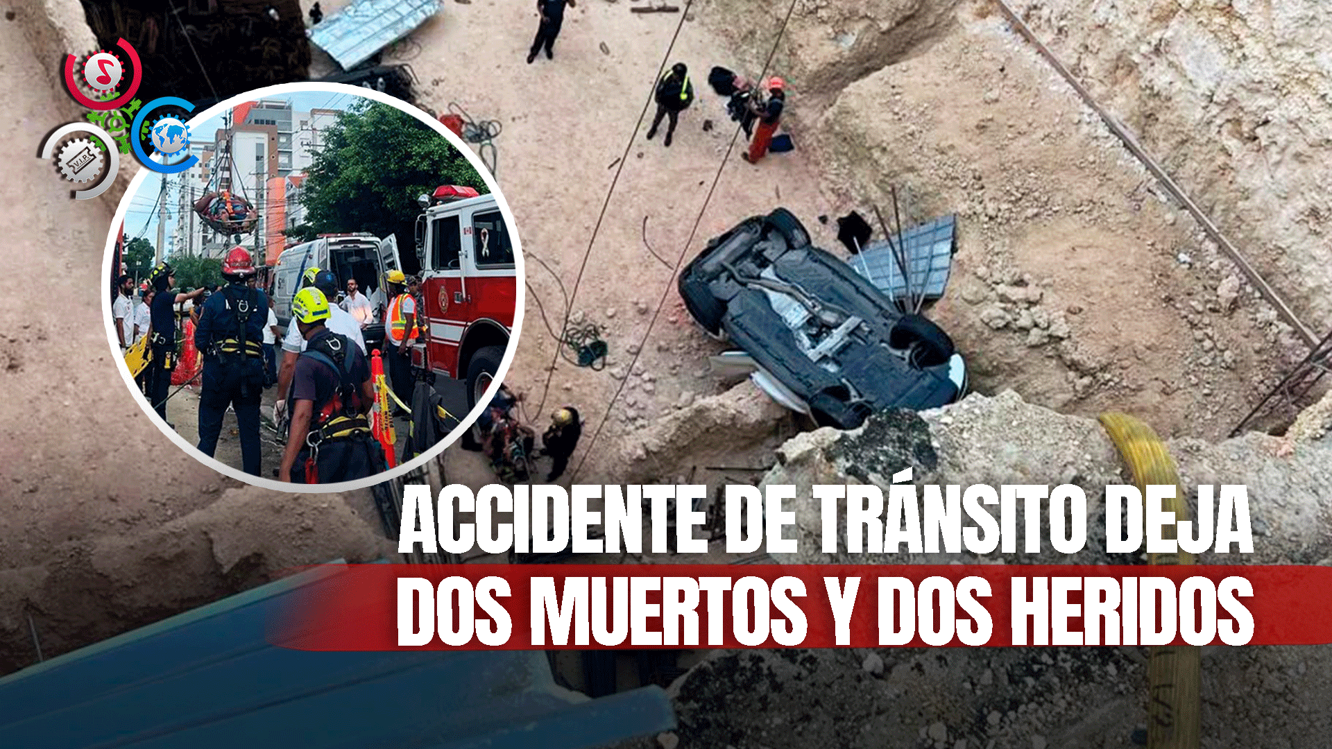 Varios Resultan Gravemente Heridos Tras Choque De Vehículo Y Caída Por Precipicio En DN