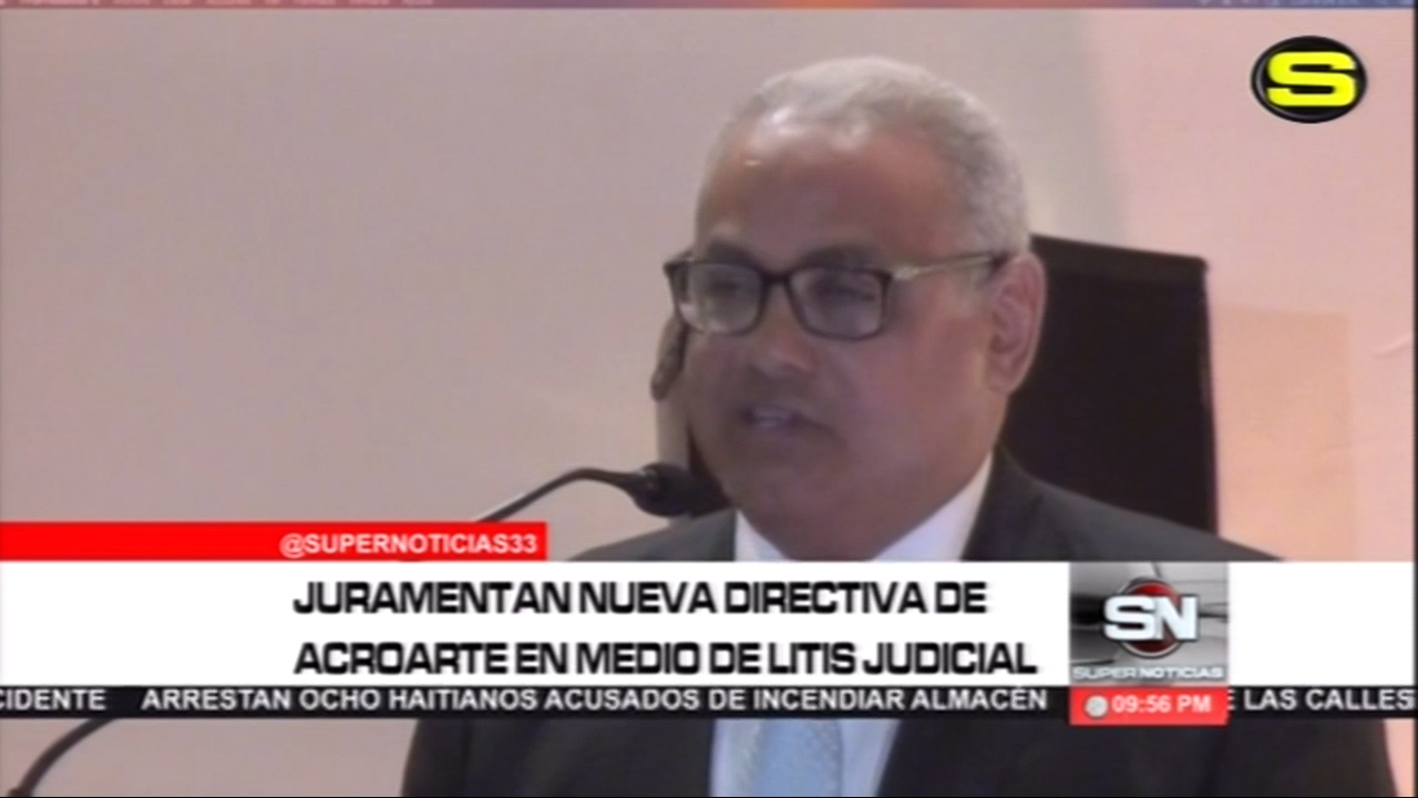 Juramentan La Nueva Directiva De ACROARTE En Medio De Una Litis Judicial